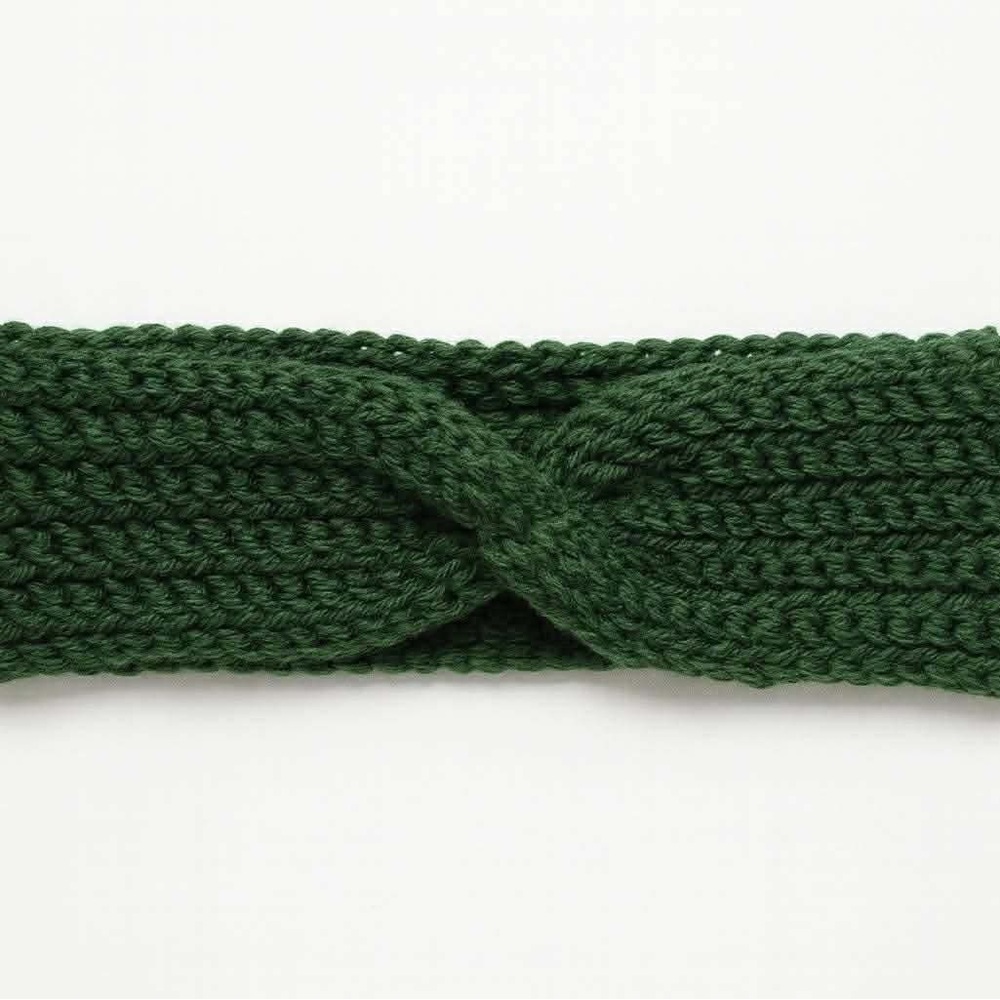 Green Knitted Hairband
